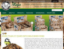 Tablet Screenshot of kejo-products.com